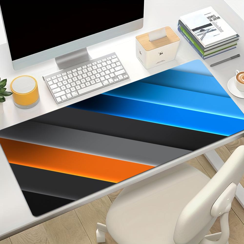 Tech Accessories For Laptop - Tapis de bureau coloré à rayures