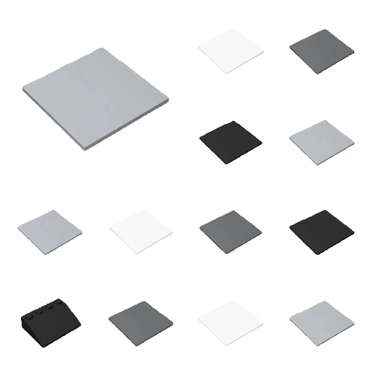 Tech Accessories Gifts - 10 pièces 10202 carrelage plat 6x6