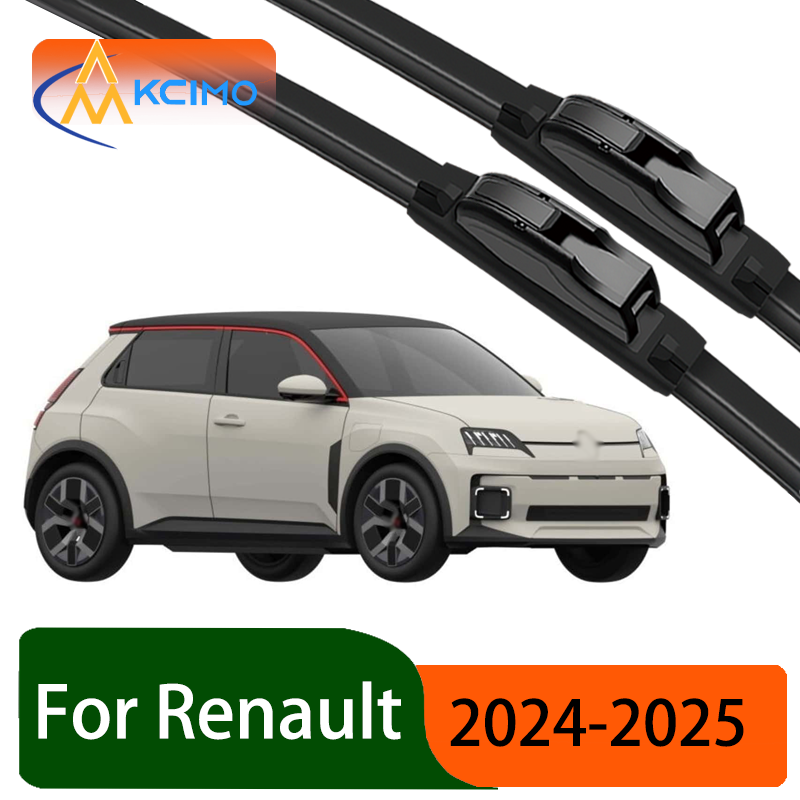 Tech Accessories Renault - Balais d'essuie-glace avant durables et silencieux,
