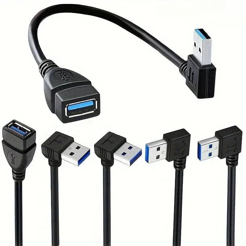 Tech Accessories For Laptop - Câble d'extension USB 3.0 à angle