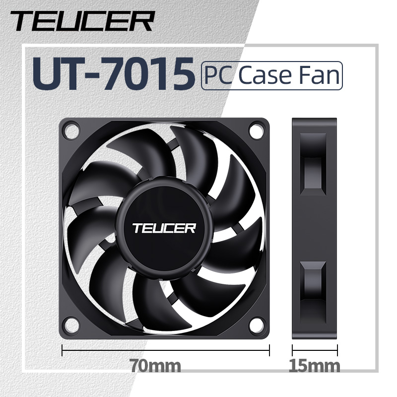 Tech Computer Accessories - Teucer UT-7015 7 cm ventilateur de