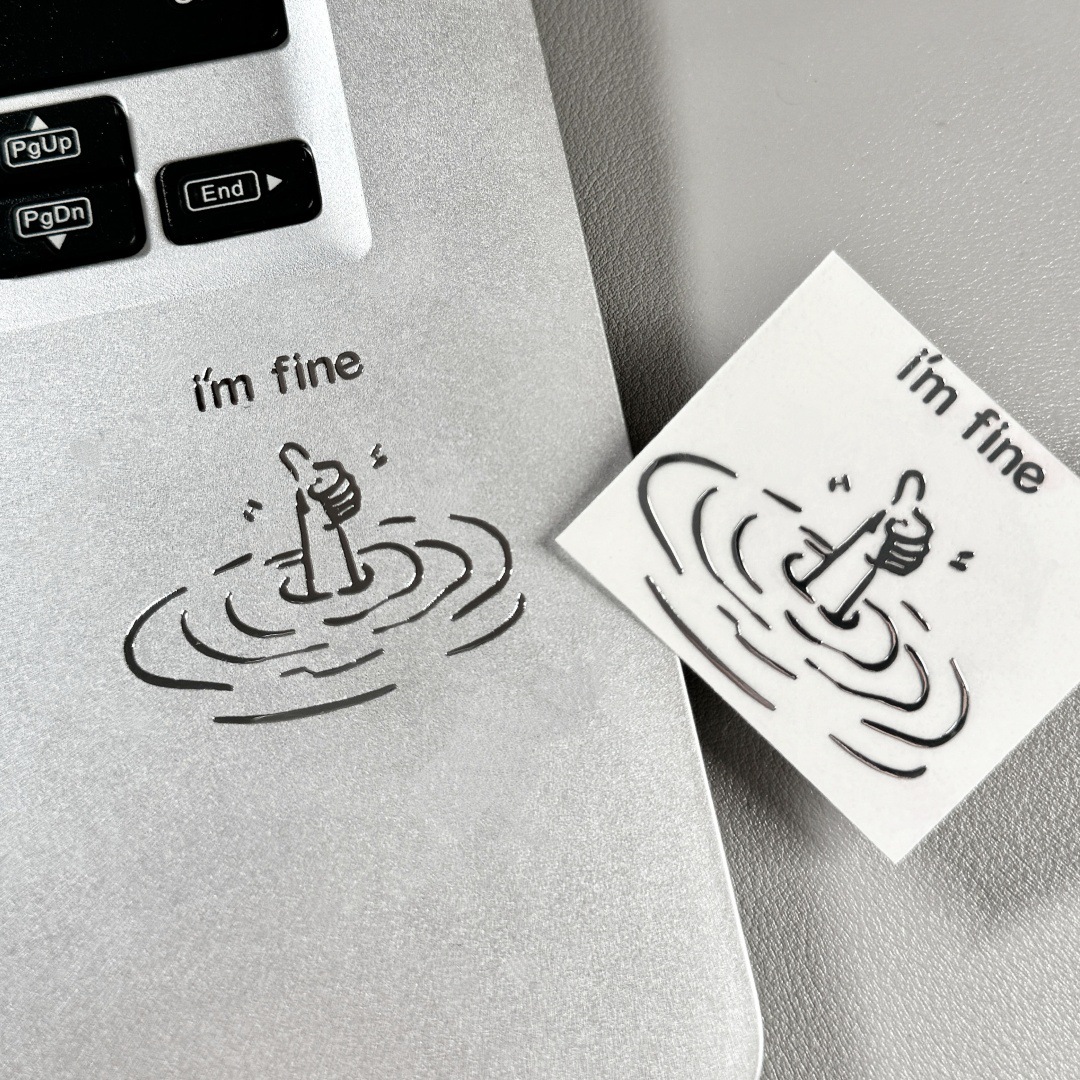 Tech Accessories For Laptop - 5/10 autocollants personnalisés « I'M Fine