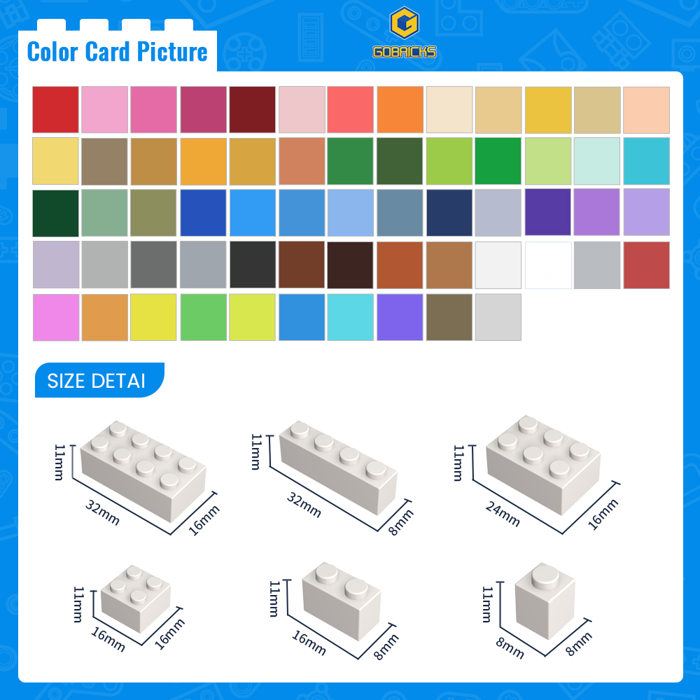 Gobricks 50pcs 3001 MOC access - Tech Accessories Gifts avis et prix