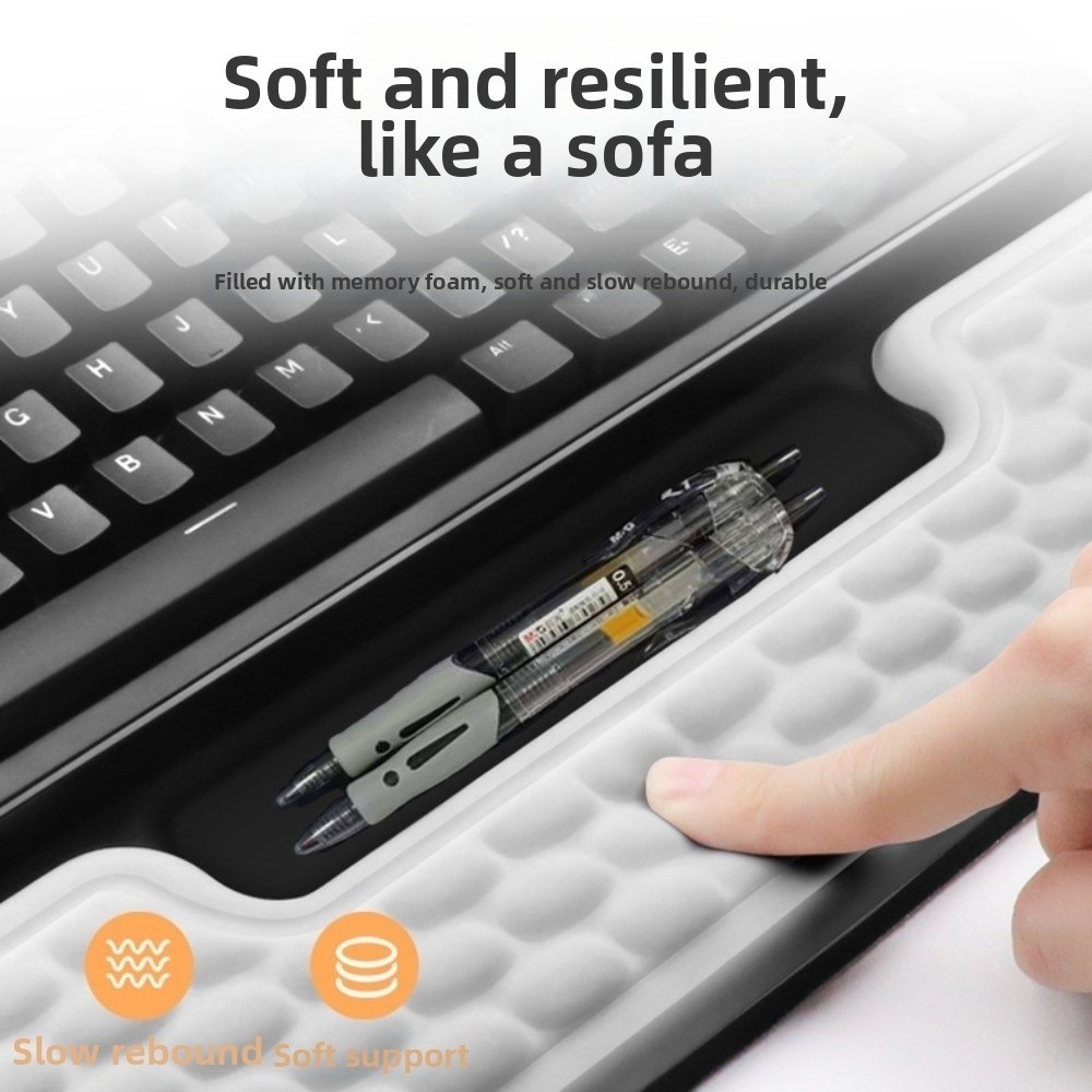 Support de clavier intégré pou - Keyboard Wrist Pad Leather avis et prix