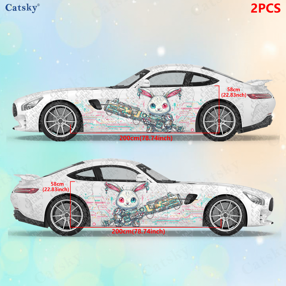 2 autocollants latéraux pour v - Tech Accessories Gifts avis et prix
