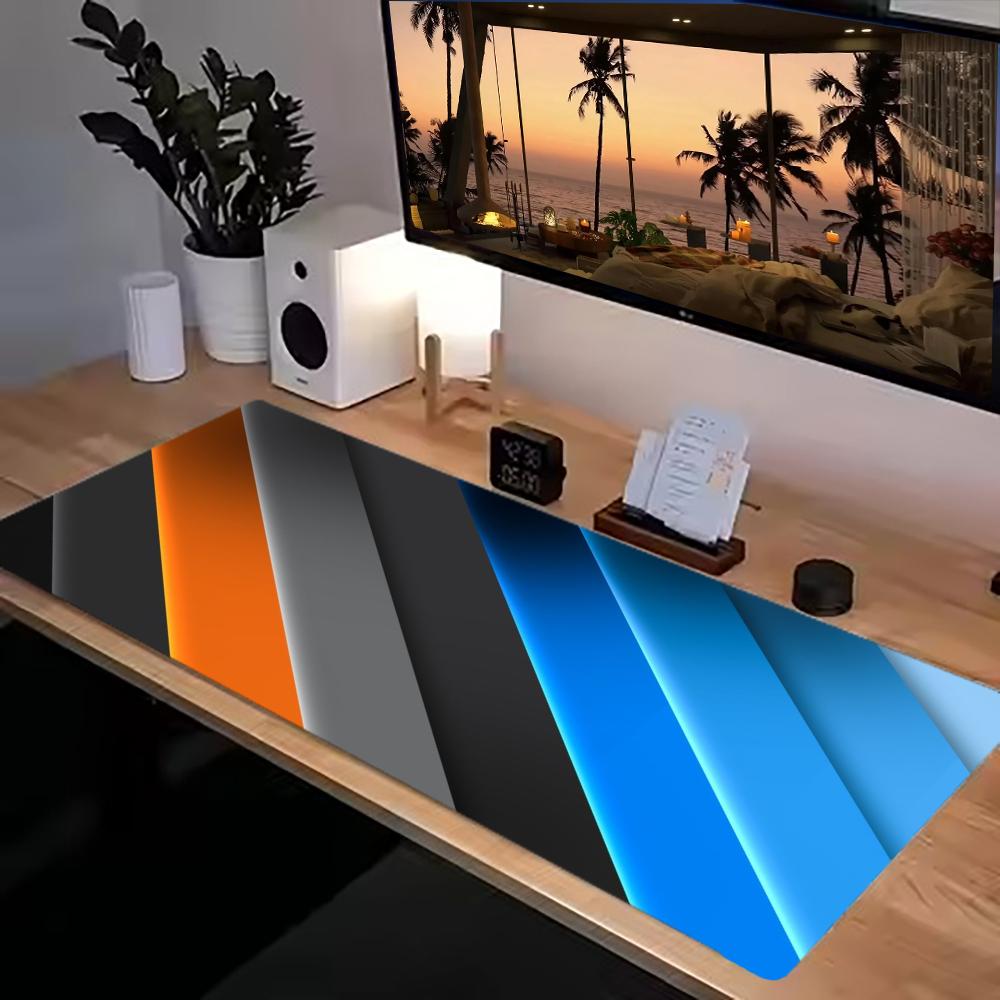 Tapis de bureau coloré à rayur - Tech Accessories For Laptop avis et prix