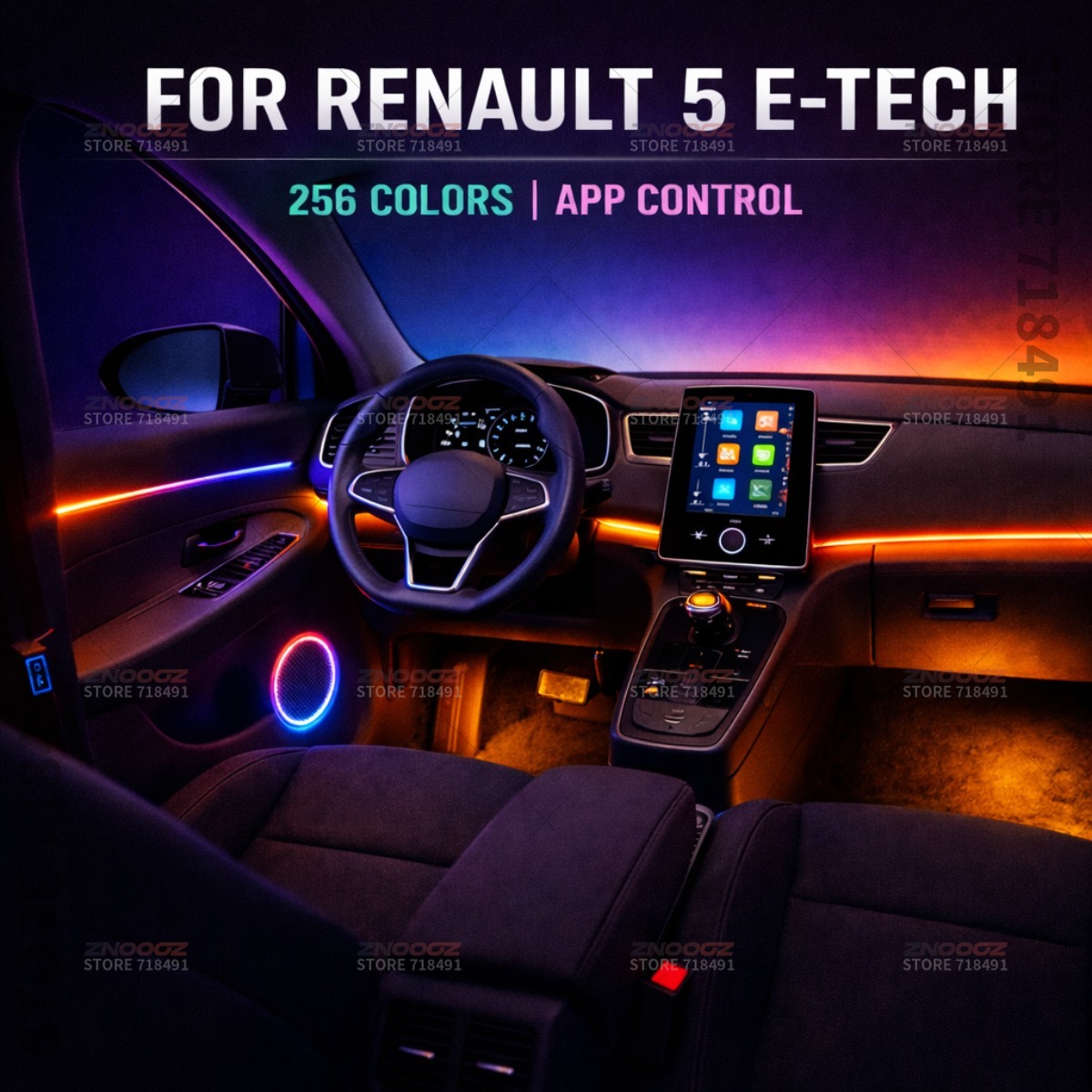 Lumières d'ambiance intérieure - Tech Accessories Renault avis et prix