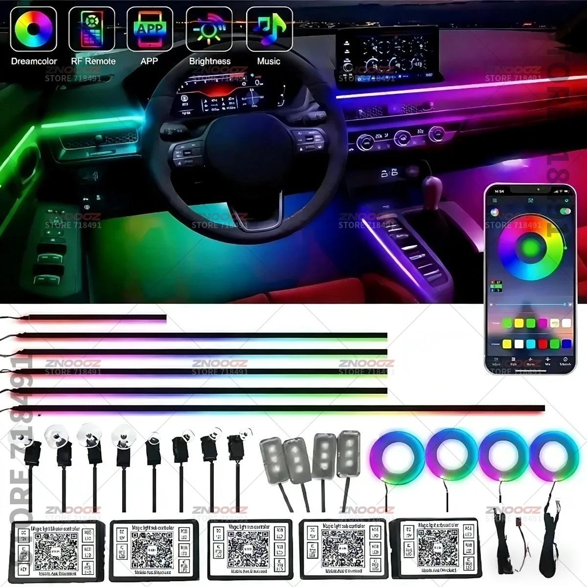 Lumières d'ambiance intérieure - Tech Accessories Renault avis et prix