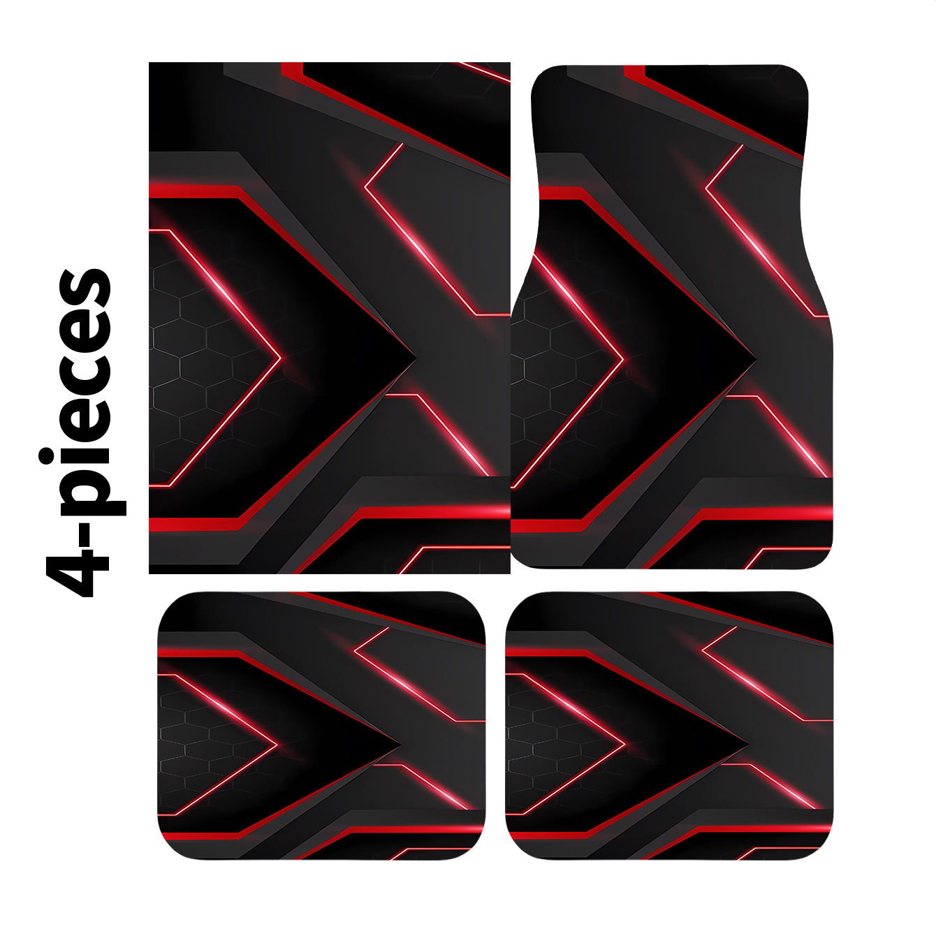 Ensemble de 4 tapis de sol hau - Tech Inspired Accessories avis et prix