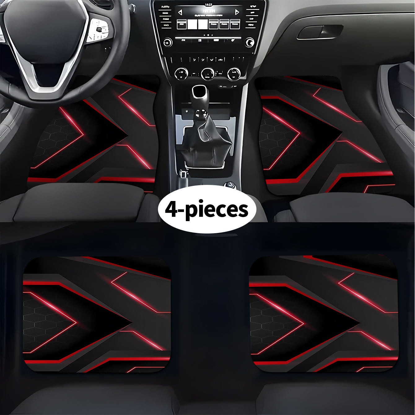 Ensemble de 4 tapis de sol hau - Tech Inspired Accessories avis et prix