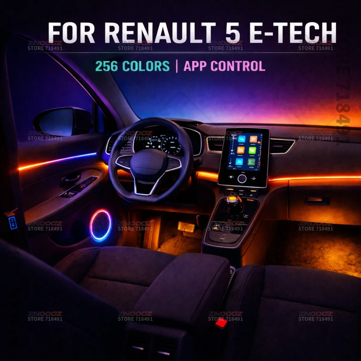 Kit d'éclairage d'ambiance int - Tech Accessories Renault avis et prix