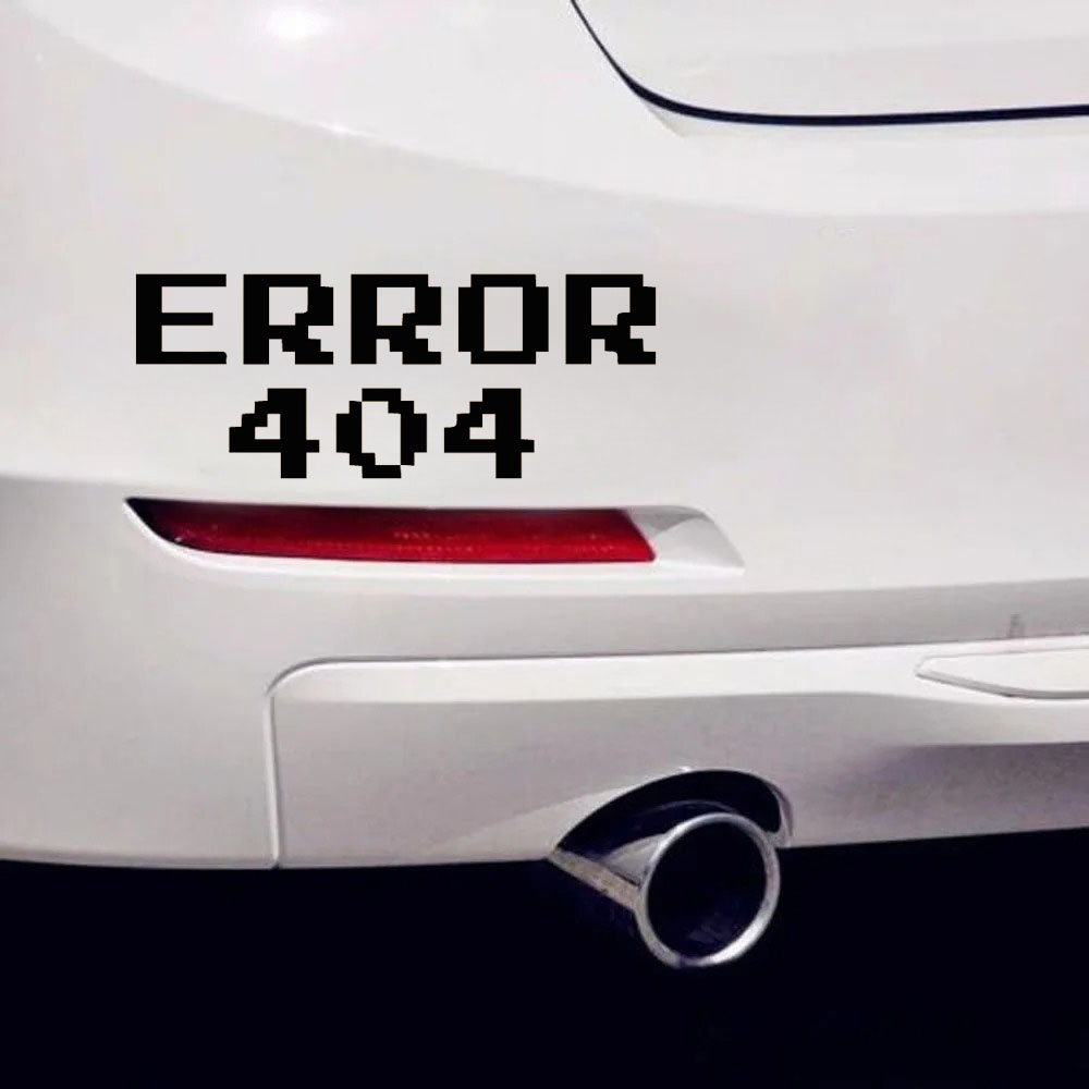 Autocollant de voiture « Error - Tech Accessories For Laptop avis et prix