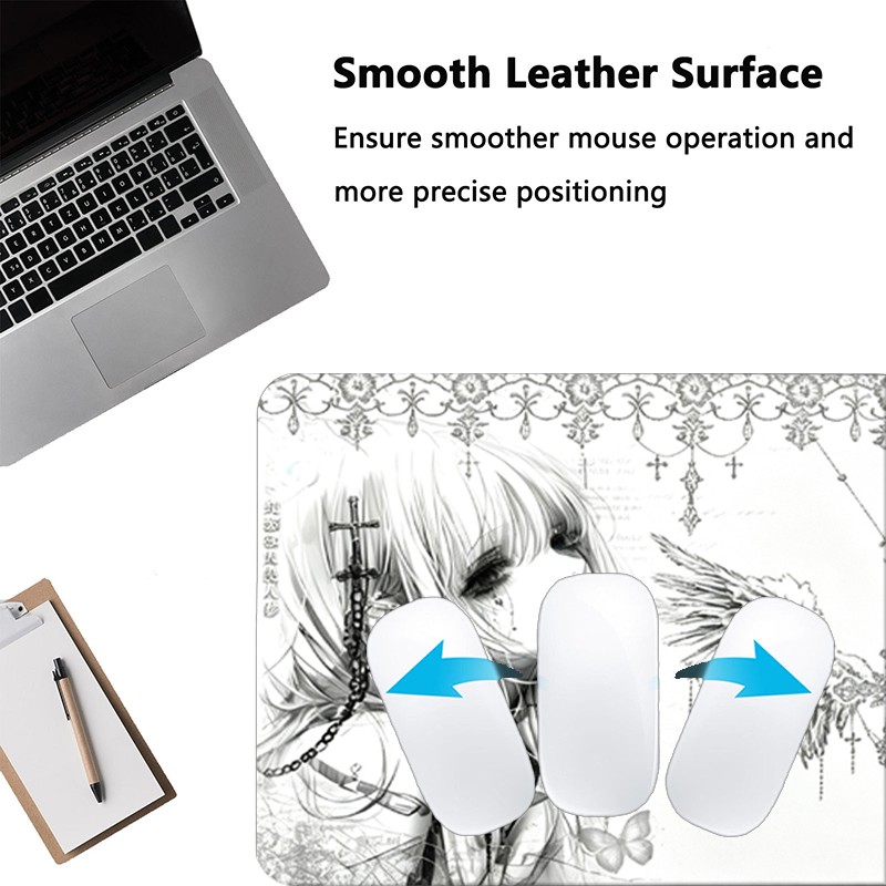 Tapis de souris en cuir noir e - Tech Gaming Accessories avis et prix
